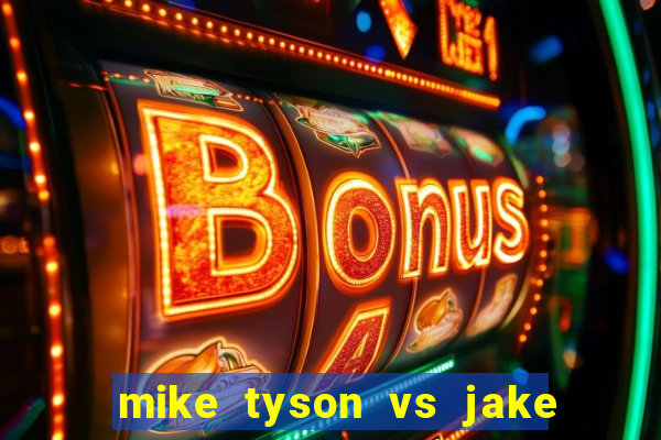 mike tyson vs jake paul assistir online